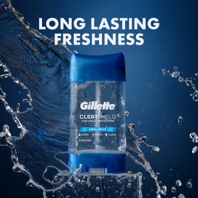 GILLETTE 48HR CLEAR GEL ANTIPERSPPIRANT 70ML - 1 CT